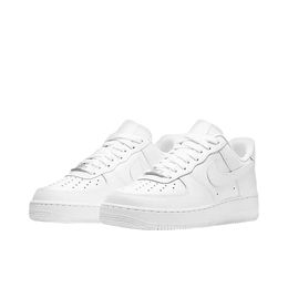 Air Force 1 Low Sneakers Men Women Classic Leather Casual Trainers Solid White Daily Walking Shoes Size 36-46