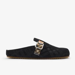 Designer New Clogs Sandals Women Mens Slippers Cork Flat Soft Suede Leather Outdoor Platform Fashion Slippers Leather Black Beach Casual Shoes