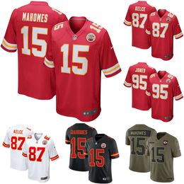 Men's Patrick Mahomes #15 Kansas City Chiefs Red Game Jersey