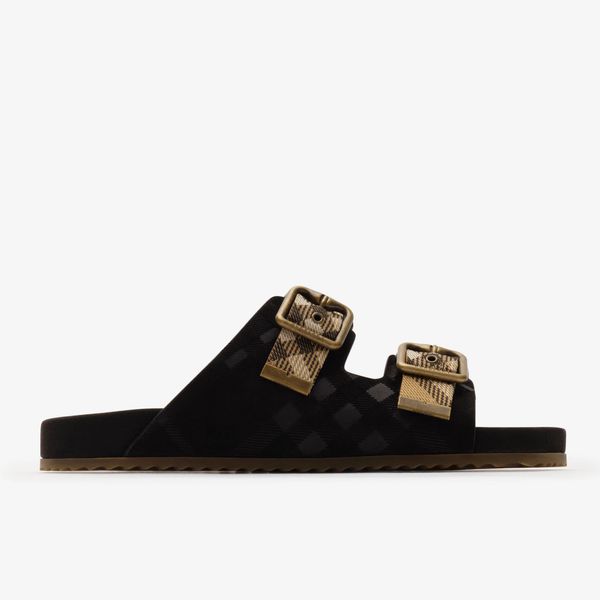 Designer New Clogs Sandals Women Mens Slippers Cork Flat Soft Suede Leather Outdoor Platform Fashion Slippers Leather Black Beach Casual Shoes Size 35-46