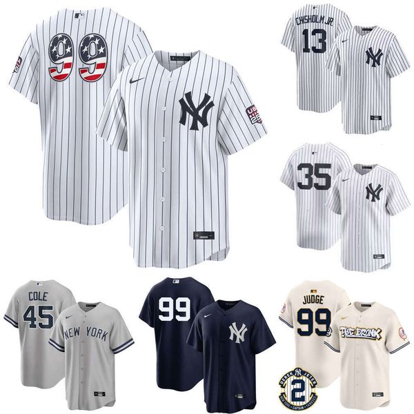 Men's New York Yankees Aaron Judge White USA 250 Fourth of July Home Stadium Jersey