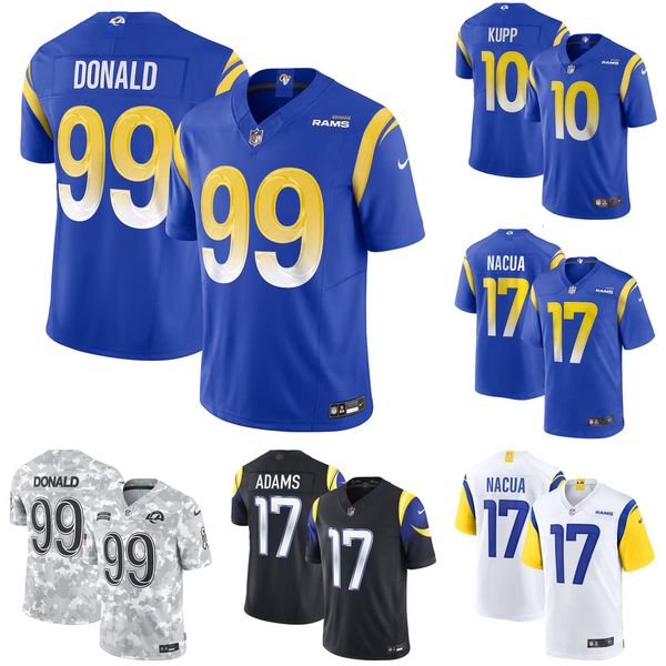 Men's Los Angeles Rams Aaron Donald #99 Royal Vapor F.U.S.E. Limited Jersey