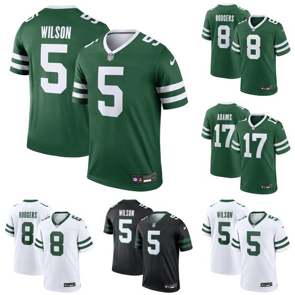Men's New York Jets Garrett Wilson Green Legend Player Performance Top