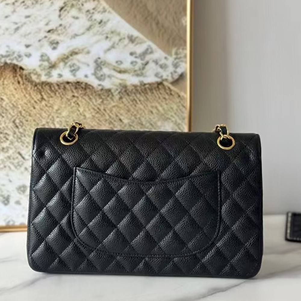 Women's Quilted Flap Shoulder Bag PU Leather Chain Crossbody Handbag Classic Fashion Purse